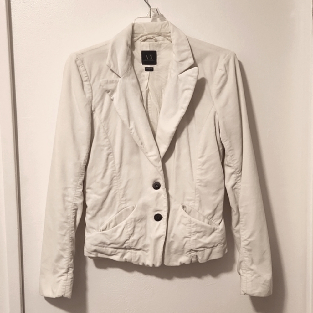 Armani Exchange Vintage 2000s Velvet Blazer Size Small/Medium